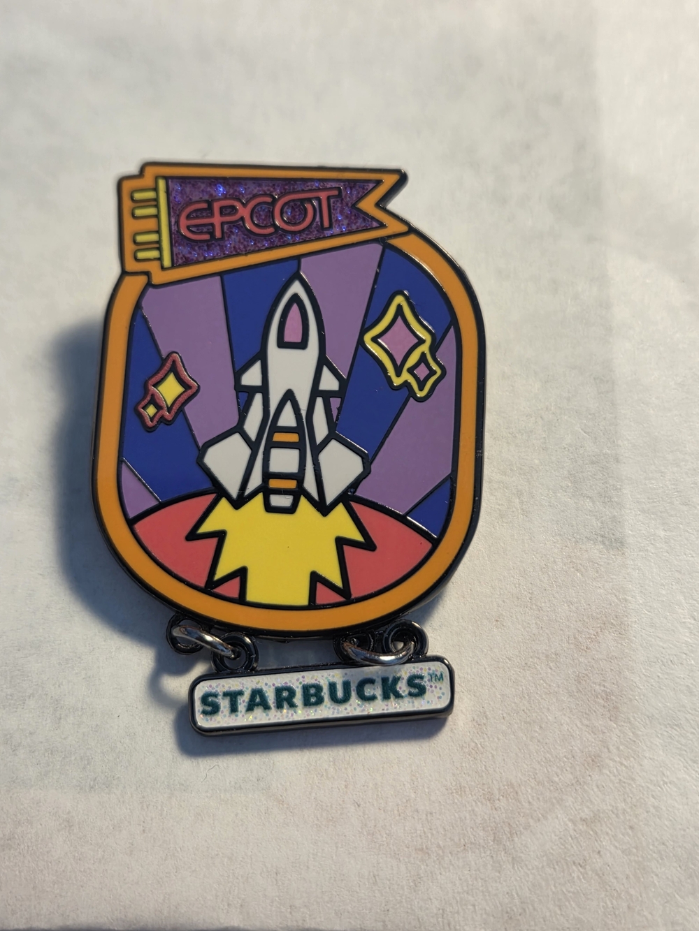 DISNEY starbucks Epcot Mission Space Pin